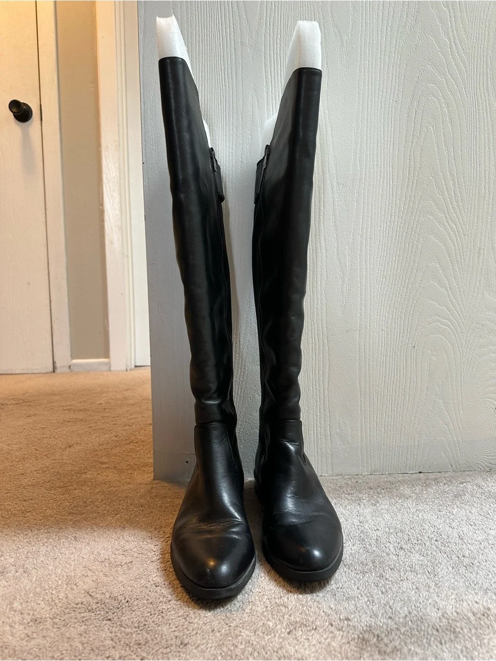 Calvin Klein Black Over-the-Knee Riding Boots